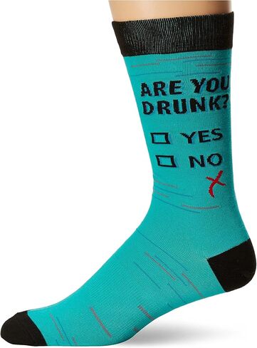 جوارب K. Bell Socks الرجالية المضحكة والجوارب المبتكرة لطاقم اللعب بالكلمات in Kuwait