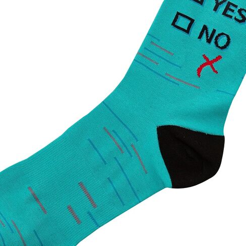 جوارب K. Bell Socks الرجالية المضحكة والجوارب المبتكرة لطاقم اللعب بالكلمات in Kuwait