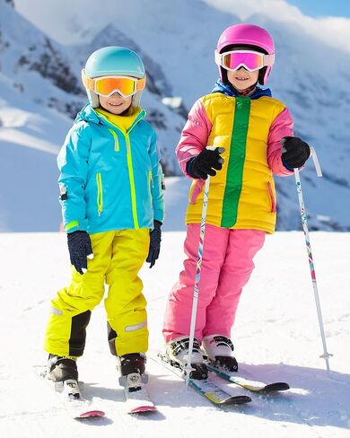 6 أزواج من قفازات الشتاء للأطفال من Mumufy، قفازات شاشة لمس محبوكة للأطفال، قفازات دافئة مبطنة بالصوف للأطفال الصغار للفتيات المراهقات والأولاد in Kuwait