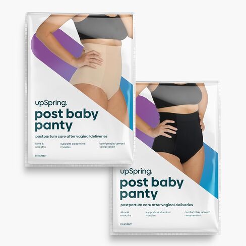 UpSpring Post Baby Panty العناية بعد الولادة | خصر عالي | ملابس داخلية بعد الولادة لدعم ونحيف ونعومة ما بعد الولادة in Kuwait