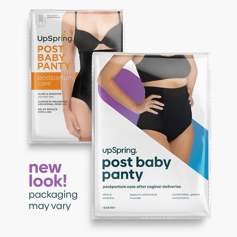 UpSpring Post Baby Panty العناية بعد الولادة | خصر عالي | ملابس داخلية بعد الولادة لدعم ونحيف ونعومة ما بعد الولادة in Kuwait