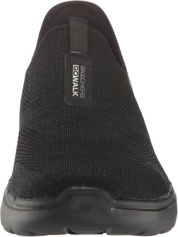 Skechers Women's Hands Free Slip-Ins Go Walk 6-Fabulous View Sneaker, Black, 10 Wide in Saudi Arabia
