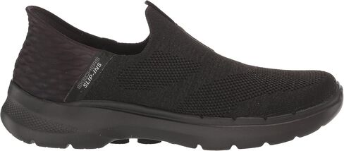 Skechers Women's Hands Free Slip-Ins Go Walk 6-Fabulous View Sneaker, Black, 10 Wide in Saudi Arabia
