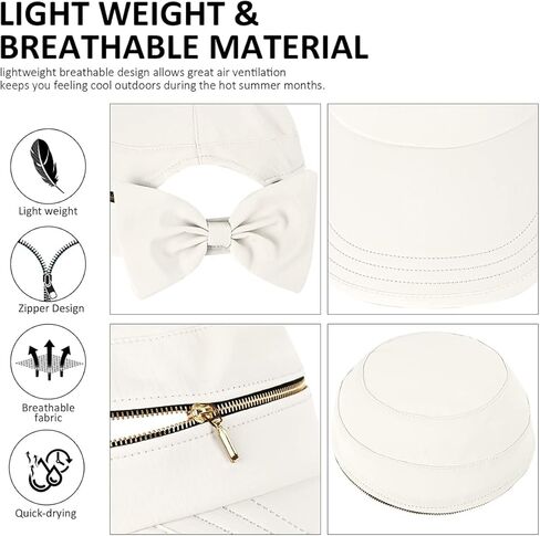 قبعات الشمس للنساء، عامل حماية من أشعة الشمس فوق البنفسجية 50+، قبعة شاطئ قابلة للتحويل in Kuwait