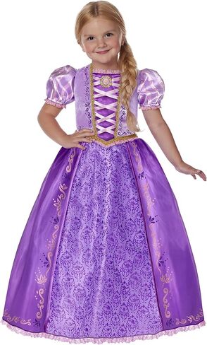 Spirit Halloween Tangled Toddler Rapunzel Costume | Officially Licensed | Disney Princess Cosplay | Group Costume in Saudi Arabia