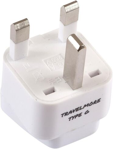 2 Pack UK Travel Adapter for Type G Plug - Works with Electrical Outlets in United Kingdom, Hong Kong, Ireland, Great Britain, Scotland, England, London, Dublin & More in Kuwait