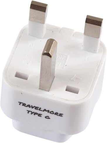 2 Pack UK Travel Adapter for Type G Plug - Works with Electrical Outlets in United Kingdom, Hong Kong, Ireland, Great Britain, Scotland, England, London, Dublin & More in Kuwait