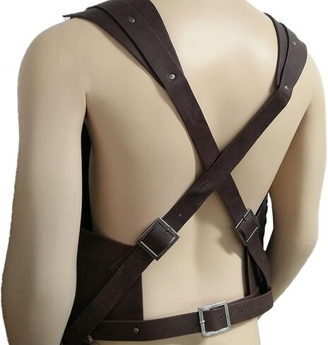 الفايكنج الجلود درع المحارب الصدر درع الكتف بولي سترة سترة جلدية القرون الوسطى الفايكنج لوحة الثدي LARP تأثيري حفلة الهالوين in Kuwait