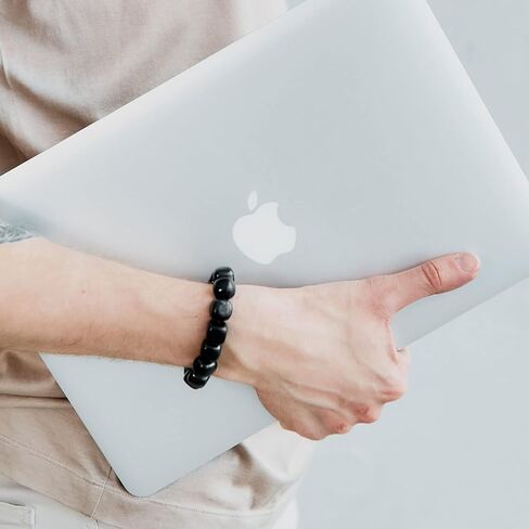 تراث كاريليان سوار شونجيت عادي اصلي بقلادة دائرية وحجر ايليت | مجموعة احجار حماية درع الدفاع | كريستال الشفاء الروحي شاكرا التوازن ريكي التأمل S012 in Kuwait