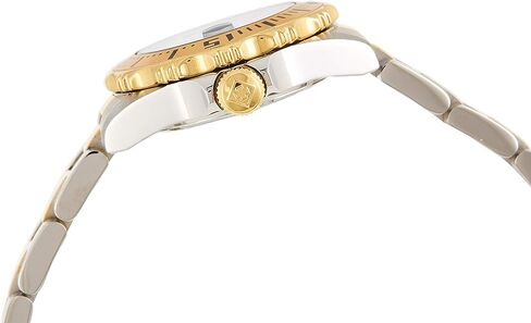 Invicta Women's 6895 "Pro-Diver" Stainless Steel, 18k Yellow Gold Plating, and Mother-of-Pearl Bracelet Watch in Saudi Arabia