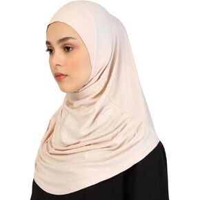 Prien Plain Ready To Wear Hijab for Women, Muslim Instant Turbans, Soft Jersey Scarf, Islamic Clothes, Long Hijabs, Abaya in Saudi Arabia