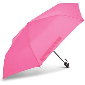 Samsonite Compact Auto Open/Close Umbrella, Bright Pink, One Size