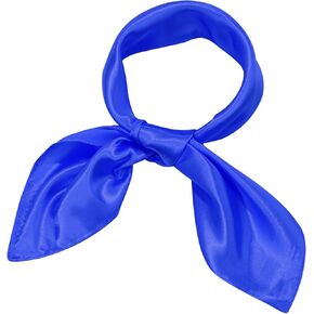 SATINIOR Silk Like Scarf Square Scarf Satin Headscarf Neck Scarves Halloween Retro Costume Scarf for Women and Girls