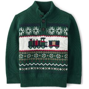 The Children's Place Boys' and Toddler Long Sleeve Sweater