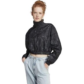 adidas Future Icons 3-Stripes Woven 1/4 Zip Jacket Black/Black XL in Saudi Arabia
