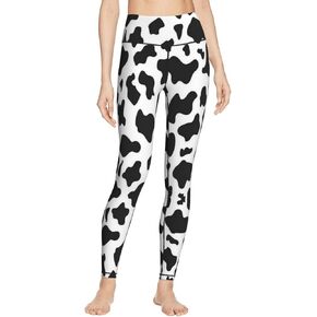 VWELOG Cow Print Leggings for Women High Waist Workout Leggings Soft Yoga Leggings Workout Pants Running Pants in Saudi Arabia
