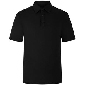 ZeaLogic Men's 100% Merino Wool Polo Shirt Short Sleeve Moisture Wicking Base Layer Top in Kuwait
