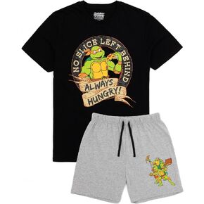 Teenage Mutant Ninja Turtles Mens Pyjamas Michelangelo Warrior T-Shirt Shorts Pjs TMNT in Saudi Arabia