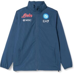 SSC Napoli Men's Standard Training Sportswear Giacca Antivento Allenamento, BLU Wing/AZZ NA, M in Kuwait