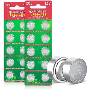 Beidongli LR44 Batteries AG13 357 high Capacity 1.5V Button Coin Cell Battery (20pack) in Kuwait
