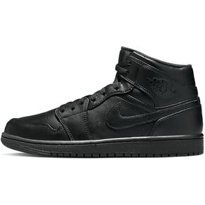 Jordan Mens Air 1 Mid 554724 093 "Triple Black - Size 10 in Saudi Arabia