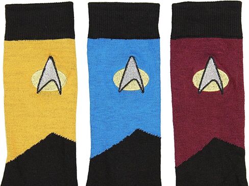 جوارب Bioworld Star Trek الجيل القادم من الجوارب المخصصة للبالغين in Kuwait