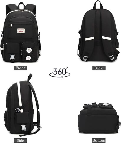 Makukke School Backpacks for Teen Girls - Laptop Backpacks 15.6 Inch College Cute Bookbag Anti Theft Women Casual Daypack in Saudi Arabia