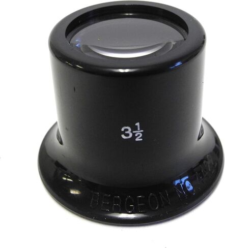 Bergeon 4422-3.5 Plastic Watchmakers Eyeglass 2.8X Magnification loupe tool in Saudi Arabia