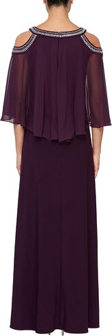 Alex Evenings Women's Cold Shoulder Popover Dress in Kuwait