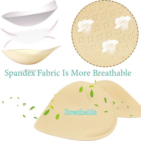 TopBine one-piece Bra Pads Inserts Women's Sports Cups Bra Replacement Insert for Bikini Swimsuit in Kuwait