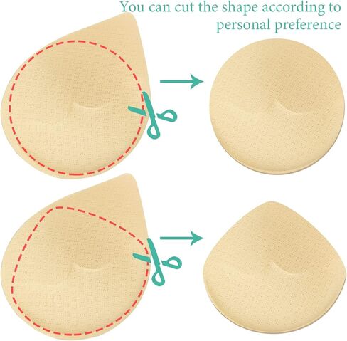 TopBine one-piece Bra Pads Inserts Women's Sports Cups Bra Replacement Insert for Bikini Swimsuit in Kuwait