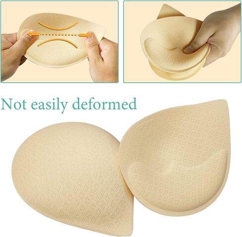 TopBine one-piece Bra Pads Inserts Women's Sports Cups Bra Replacement Insert for Bikini Swimsuit in Kuwait