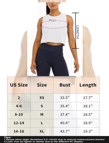 HIOINIEIY Womens Crop Tops Workout Tops Loose Sleeveless Cropped Muscle Open Side Shirts Gym Exercise Yoga Shirts in Saudi Arabia