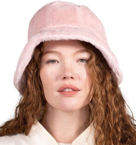 قبعة Brook + Bay من الفرو الصناعي - قبعات دلو غامضة وقبعة فرو - قبعة دلو شتوية، قبعة دلو منفوشة، قبعة دلو فروي in Kuwait