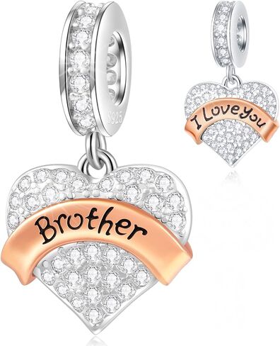 Family Charms, 925 Sterling Silver Mother Father Daughter Son Sister Brother Godmother Goddaughter Nana Grandpa Nephew Husband Wife Aunt Uncle Best Friends,I Love You Dangle,fit European Bracelet in Kuwait