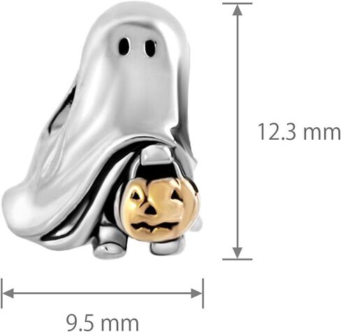 NARTGO Halloween Spooky Ghost Charm Compatible with Pandora Bracelets in Saudi Arabia