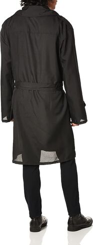 Forum Novelties Adult Secret Agent Spy Costume Trench Coat, Black, Standard in Saudi Arabia