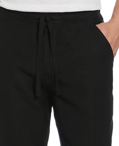 بنطال Cubavera للرجال من مزيج الكتان مع رباط (مقاس صغير - 5x كبير وطويل) in Kuwait