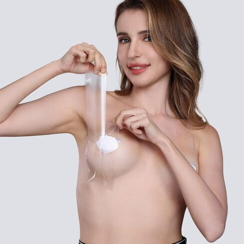 شريط رفع الثدي من إيمويت للثدي الكبير، شريط دعم الصدر المسامي، شريط الجسم الرياضي، شريط رفع شفاف مع 10 قطع من غطاء حلمة القطط اللطيفة in Kuwait