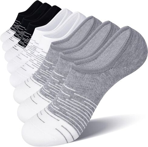 FITRELL 8 Pack Women's No Show Socks Size 6-9/9-11 in Kuwait