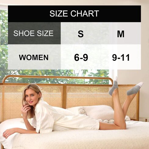 FITRELL 8 Pack Women's No Show Socks Size 6-9/9-11 in Kuwait