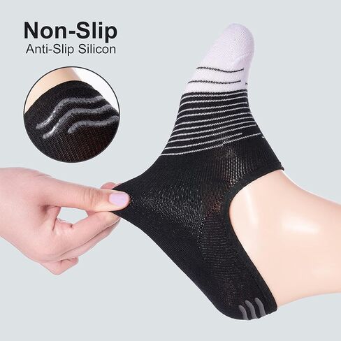 FITRELL 8 Pack Women's No Show Socks Size 6-9/9-11 in Kuwait
