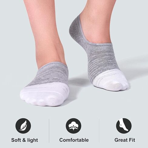 FITRELL 8 Pack Women's No Show Socks Size 6-9/9-11 in Kuwait