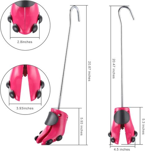 JJDPARTS حذاء متمدّد للنساء، حذاء للأحذية ذات الرقبة الطويلة قابل للتعديل ذو الأرجل العريضة، حذاء على شكل أشجار أحذية للجنسين in Kuwait