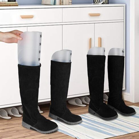 JJDPARTS حذاء متمدّد للنساء، حذاء للأحذية ذات الرقبة الطويلة قابل للتعديل ذو الأرجل العريضة، حذاء على شكل أشجار أحذية للجنسين in Kuwait