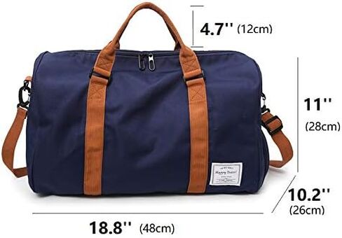 MOLLYGAN Travel Duffel Bag Large Capacity Yoga Gym Bag Durable Duffle Sports Bag with Shoes Compartment Tote Bag for Men and Women Black in Saudi Arabia