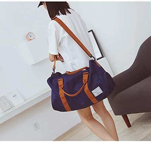 MOLLYGAN Travel Duffel Bag Large Capacity Yoga Gym Bag Durable Duffle Sports Bag with Shoes Compartment Tote Bag for Men and Women Black in Saudi Arabia