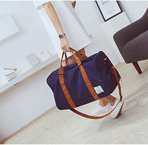 MOLLYGAN Travel Duffel Bag Large Capacity Yoga Gym Bag Durable Duffle Sports Bag with Shoes Compartment Tote Bag for Men and Women Black in Saudi Arabia