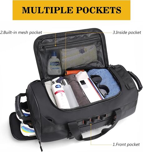 شنطة دفل للسفر، لون اسود، خفيفة وفاخرة, بلاك اوت, خفيف وفاخر in Kuwait