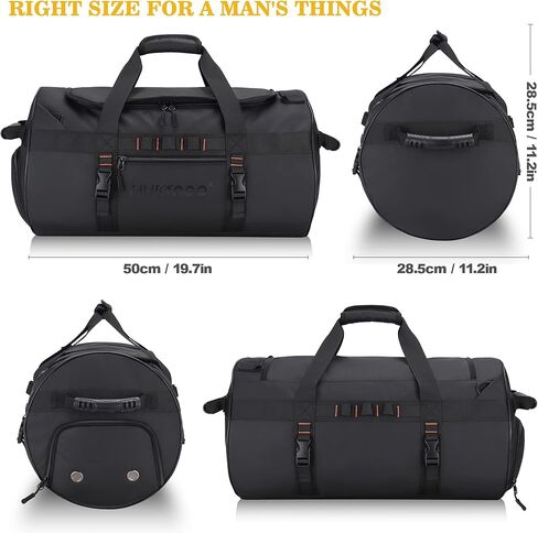 شنطة دفل للسفر، لون اسود، خفيفة وفاخرة, بلاك اوت, خفيف وفاخر in Kuwait